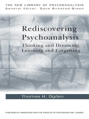 cover image of Rediscovering Psychoanalysis